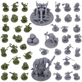 Path Gaming goblins: standard poses offering variety for diverse encounters