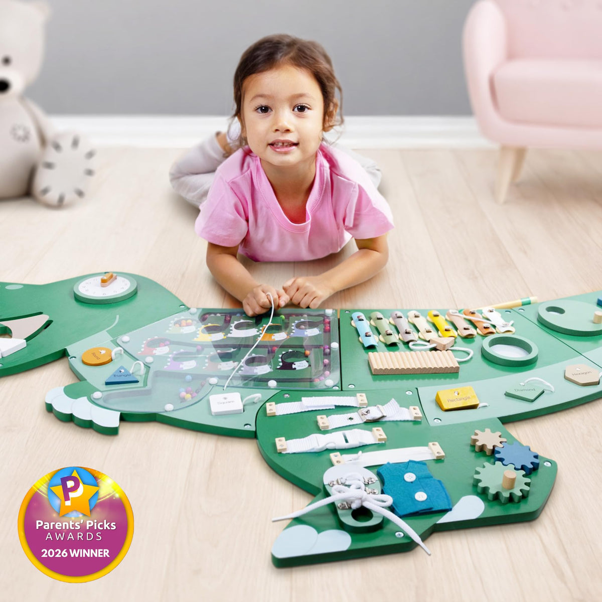PATHFINDER PANDAS durable FSC-certified wood ensures safe, long-lasting use.