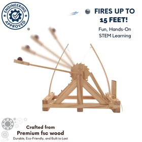 PATHFINDERS Leonardo catapult launch-demo demonstrates real-world physics in action
