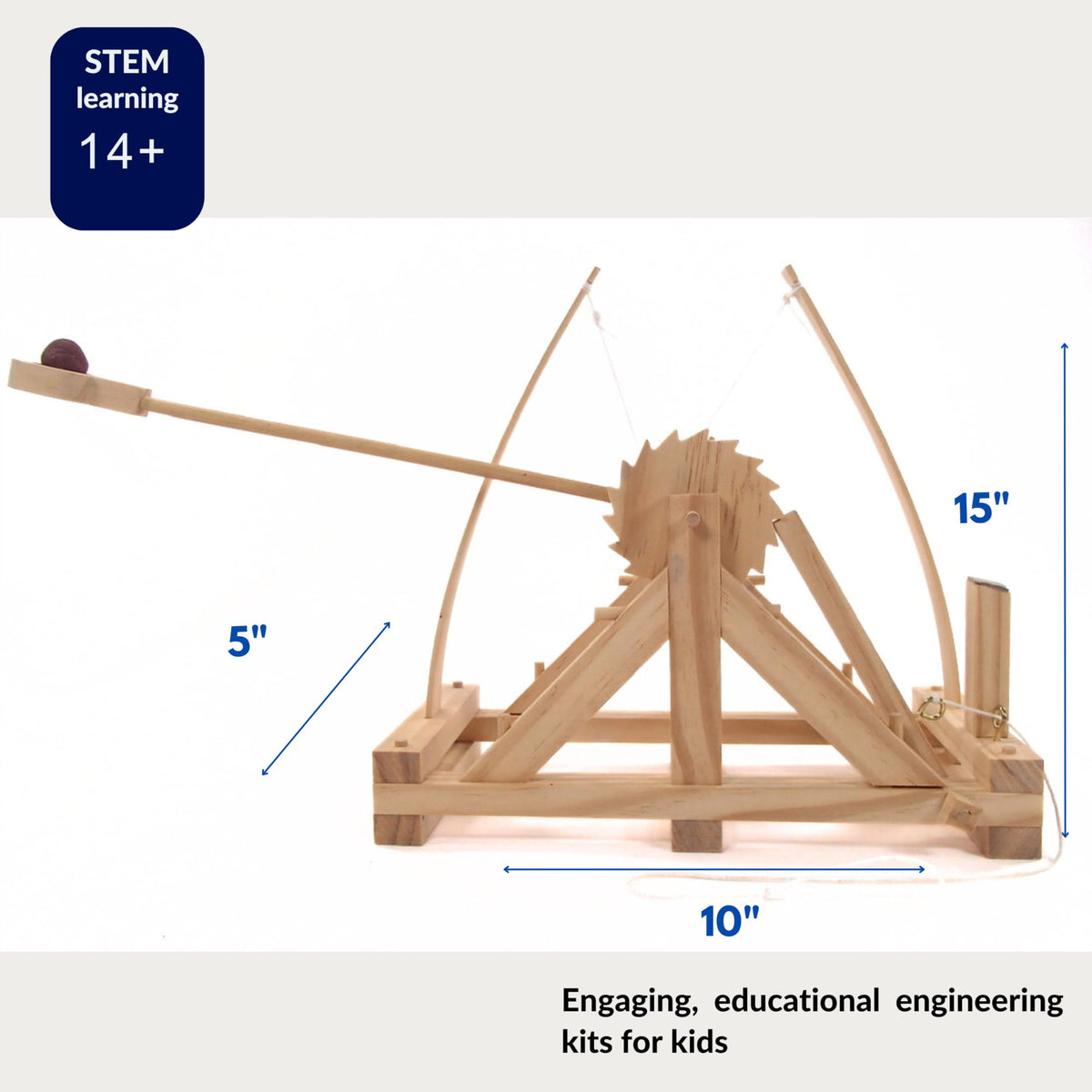 PATHFINDERS Leonardo catapult mechanism-closeup highlights leverage and tension details