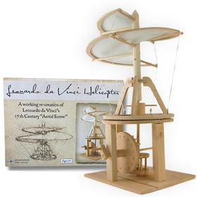 PATHFINDERS Leonardo da Vinci Helicopter kit packaging promotes hands-on STEM exploration