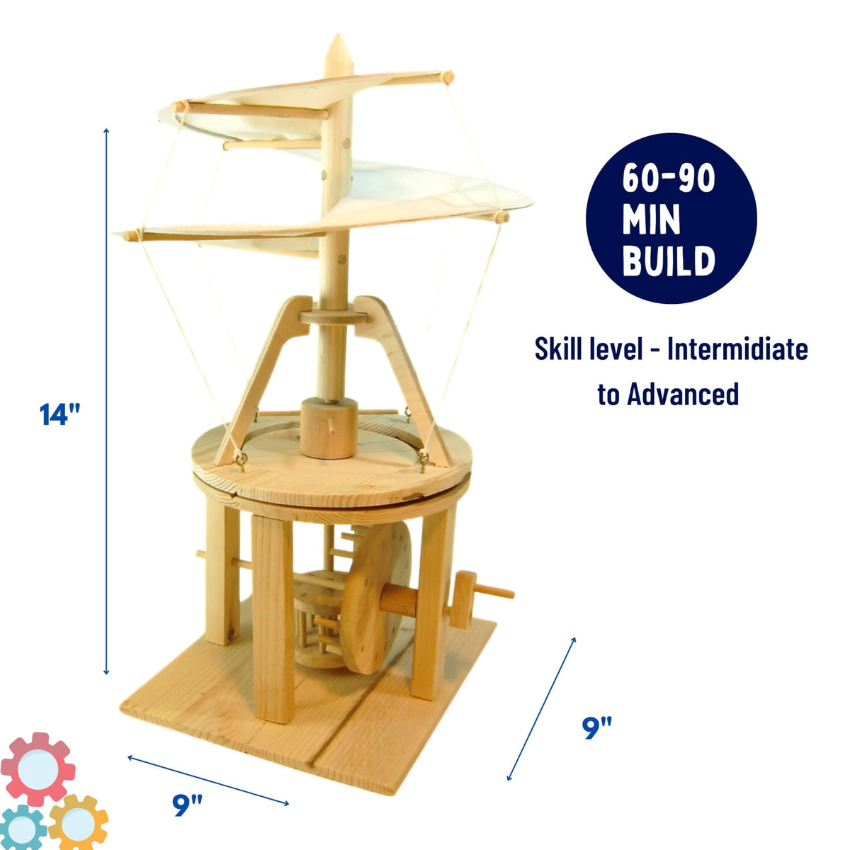 PATHFINDERS Leonardo da Vinci Helicopter rotor screw mechanism showcases early flight engineering in action
