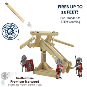 Pathfinders Roman Ballista FSC wood materials signify natural, sustainable learning.