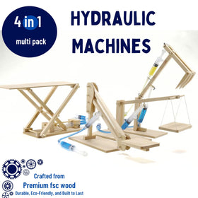 PATHFINDERS Hydraulics 4-in-1 platform lifter demonstrated on a desk