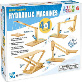 PATHFINDERS Hydraulics 4-in-1 scissor lift in action for hands-on engineering play