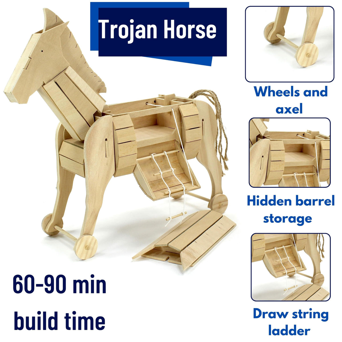 Pathfinders Trojan Horse STEM activity promotes creative building.