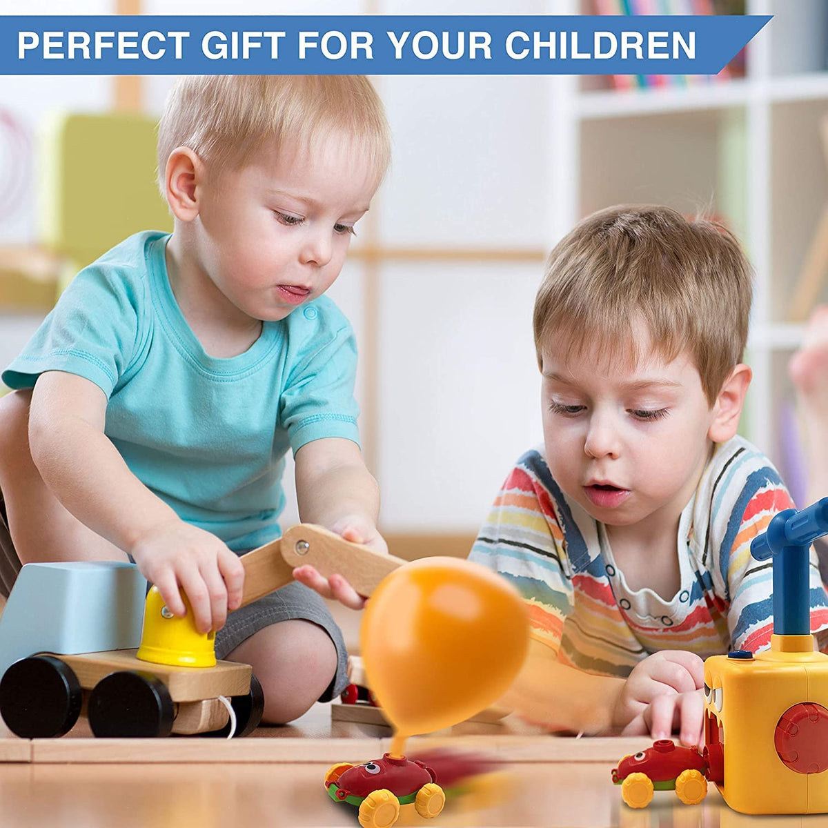 PATHOSIO PETS Balloon Powered Car Four Styles option highlights variety