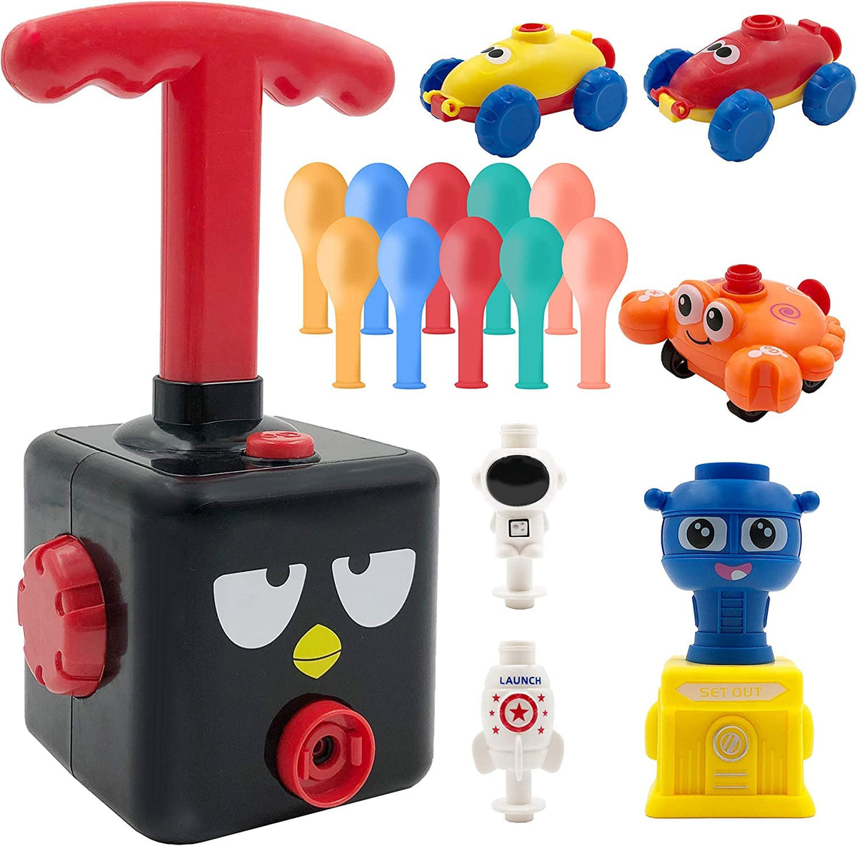 PATHOSIO PETS Balloon Powered Car Set product shot showcasing educational play