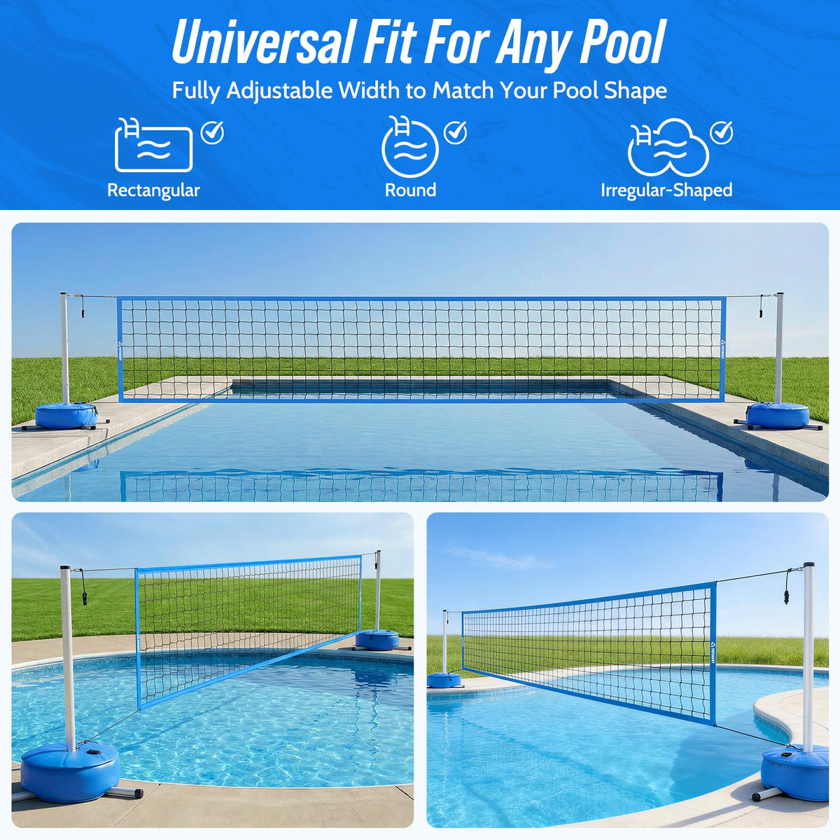 Patiassy durable galvanized poles and hardware for long-term outdoor performance