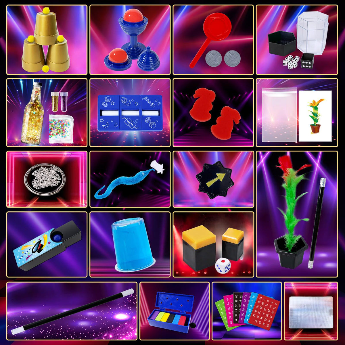 PATIFEED Magic Kit props set—colorful tools that spark curiosity and practice