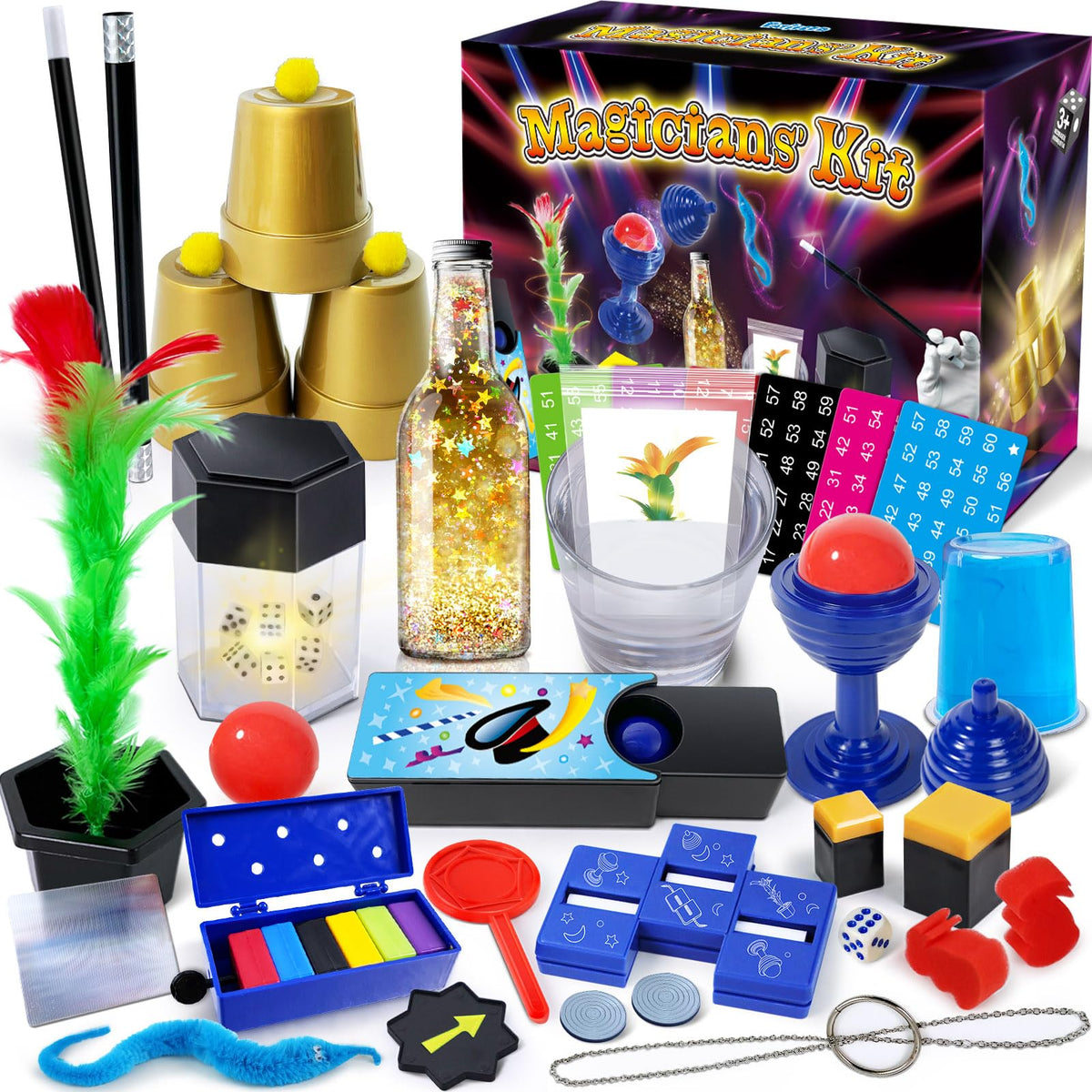 PATIFEED Magic Kit tricks collection—beginner-friendly props for confident first performances