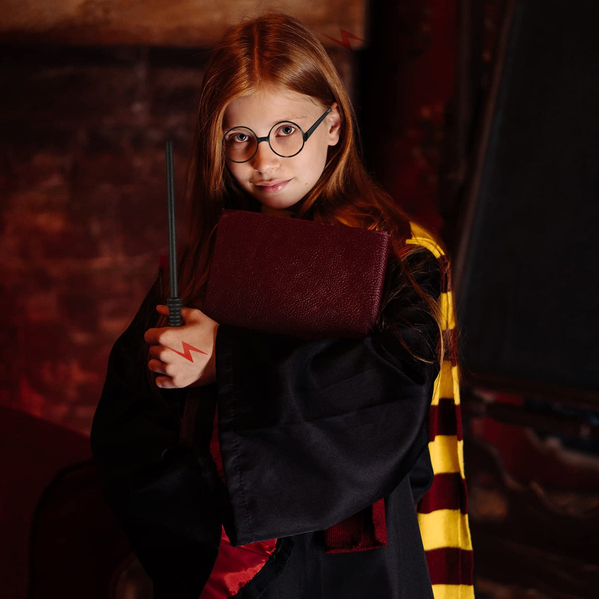 Patscorai teen wizard costume kit supports creative party outfits.