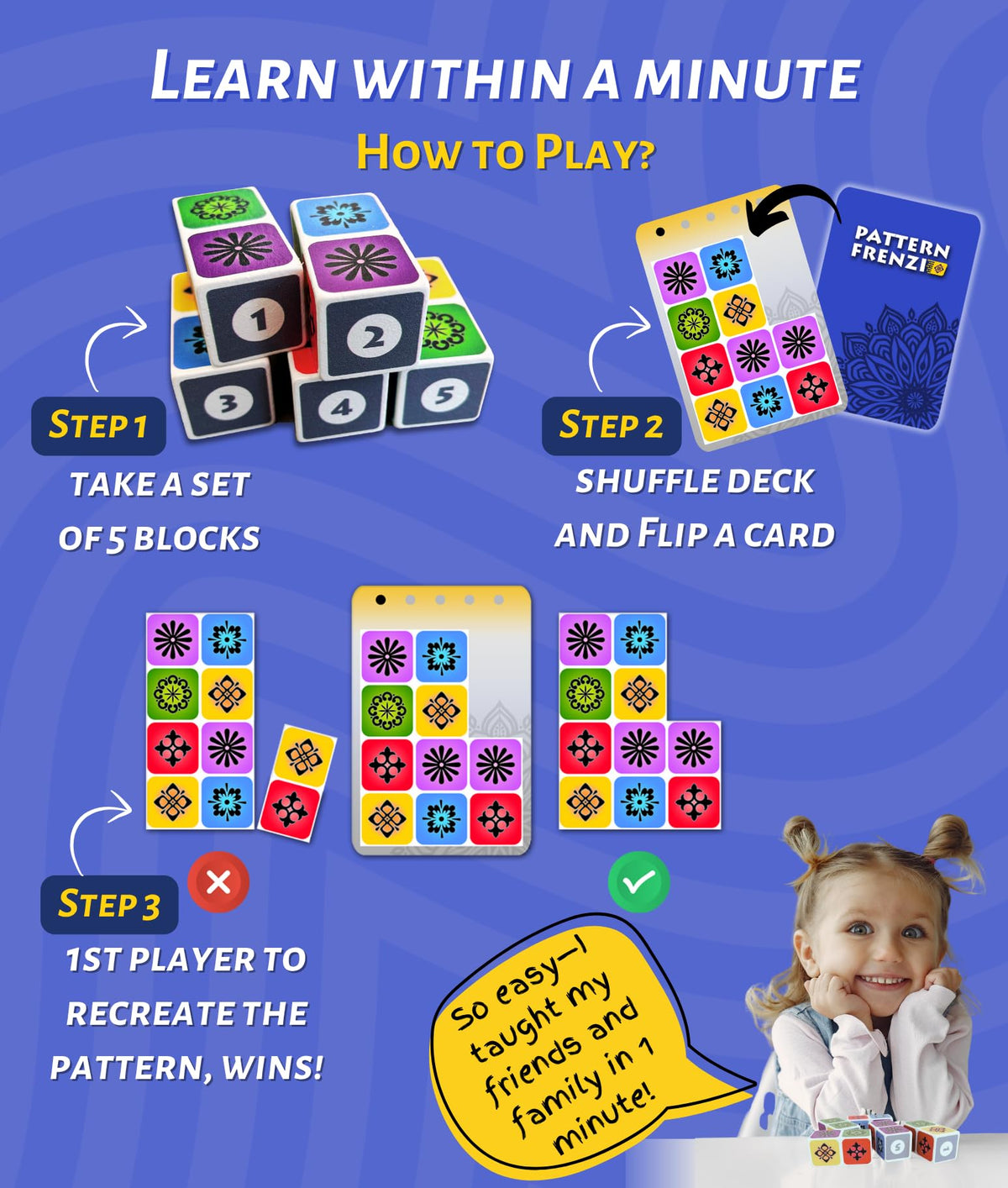 Pattern Frenzi fast-paced brain challenge sparks quick thinking during play