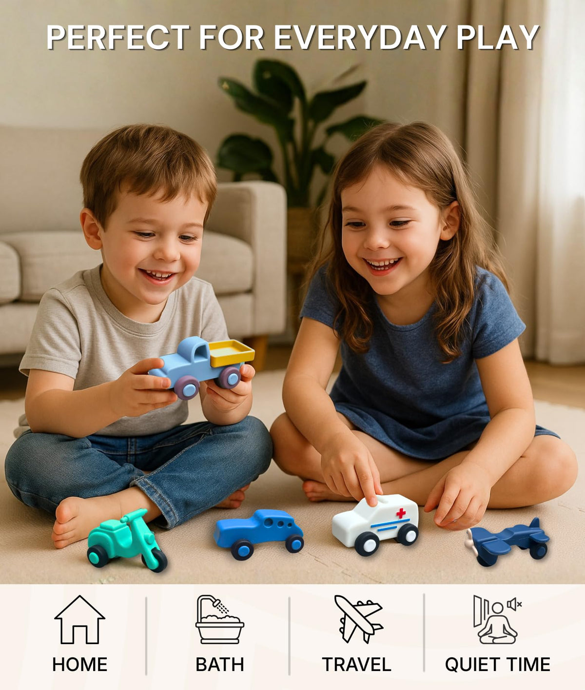 Pattern Frenzi travel-ready cars fit compact bags for outings.