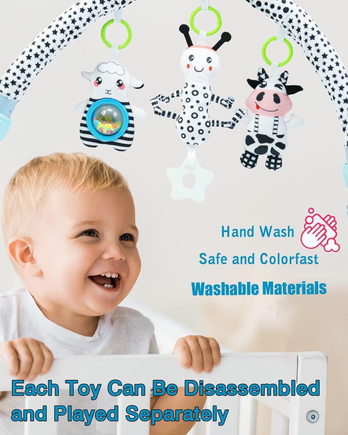 Pau1Hami1ton washable materials arch toy simplifies cleaning after adventures