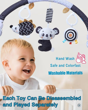 Pau1Hami1ton car seat toy graphics for visual stimulation