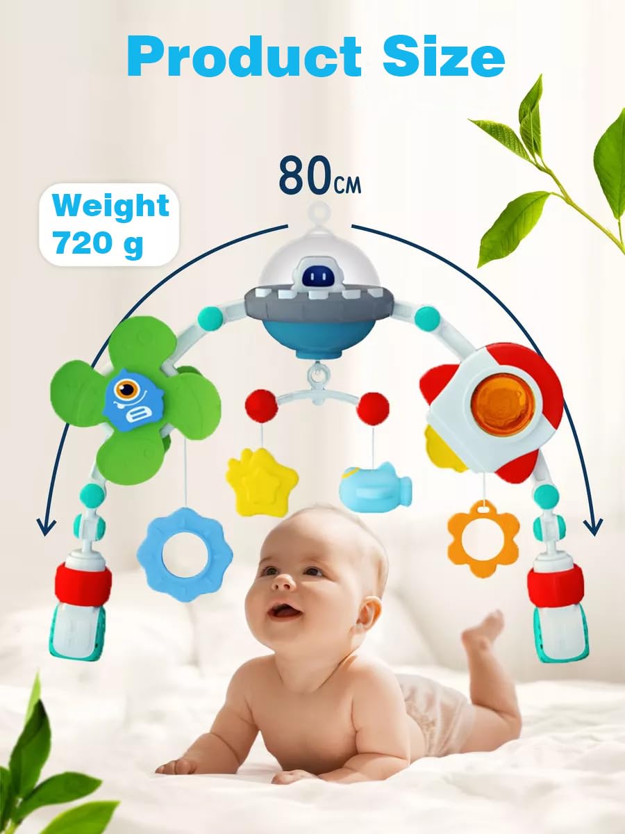 Pau1Hami1ton penguin windmill toy engages baby during car rides.