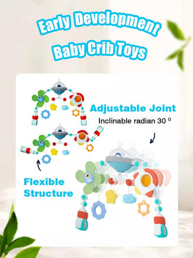 Pau1Hami1ton rocket rotating ball toy entertains and soothes babies.