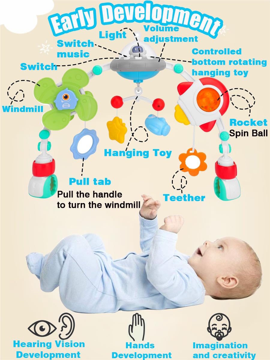Pau1Hami1ton star teether toy with soft textures for early exploration.