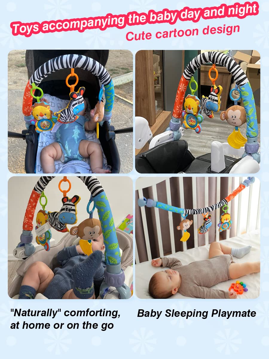 Pau1Hami1ton universal-fit toy bar attachment to strollers, cribs, and car seats