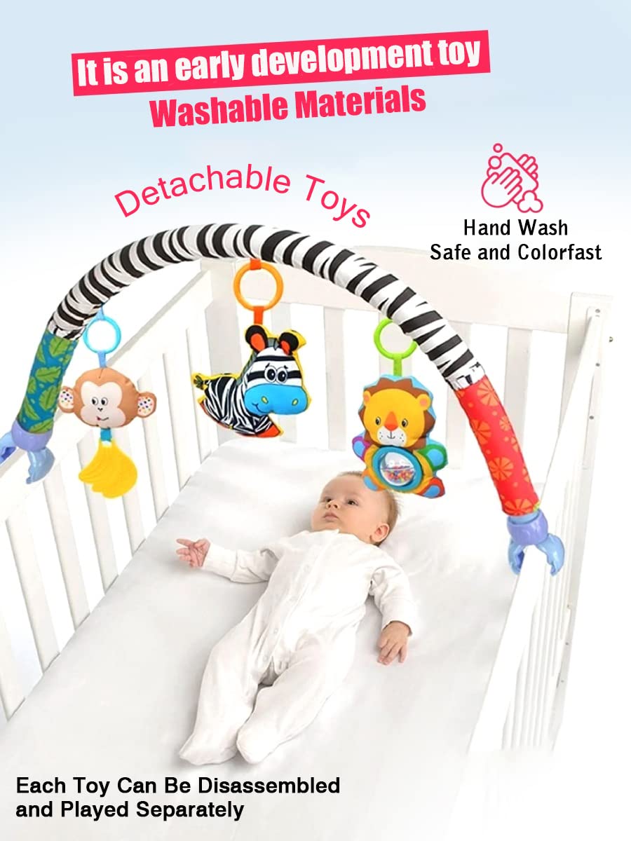 Pau1Hami1ton washable crib toy set designed for easy cleaning