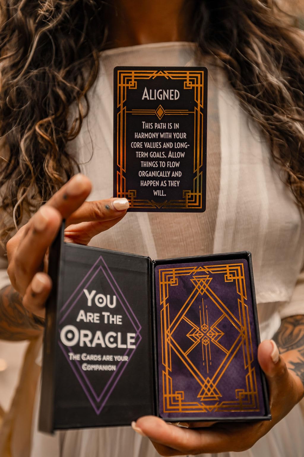 Pauseology Hard Truths deck spread shows cards for instant clarity.