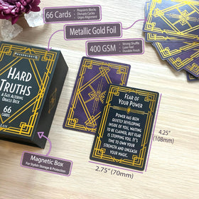 Pauseology Hard Truths choosing a card for immediate insight.