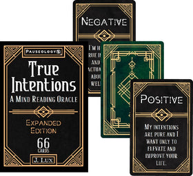 Pauseology True Intentions magnetic keepsake box for mindful readings.