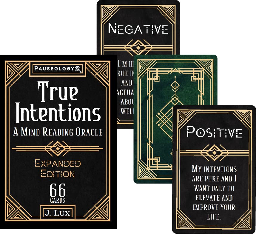 Pauseology True Intentions magnetic keepsake box for mindful readings.