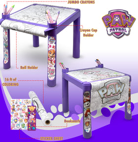 Paw Patrol 16ft art paper roll supports long, multi page creative projects