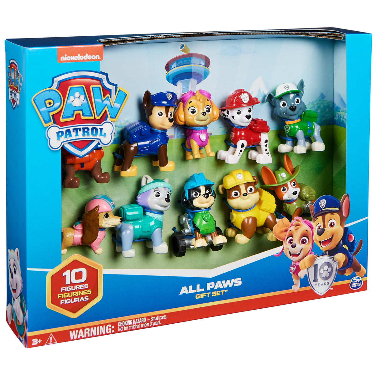 PAW Patrol All Pups on Deck Everest figure for chilly mountain rescue stories.