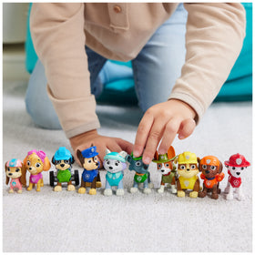 PAW Patrol All Pups on Deck Rubble figure for construction-themed storytelling and fun.