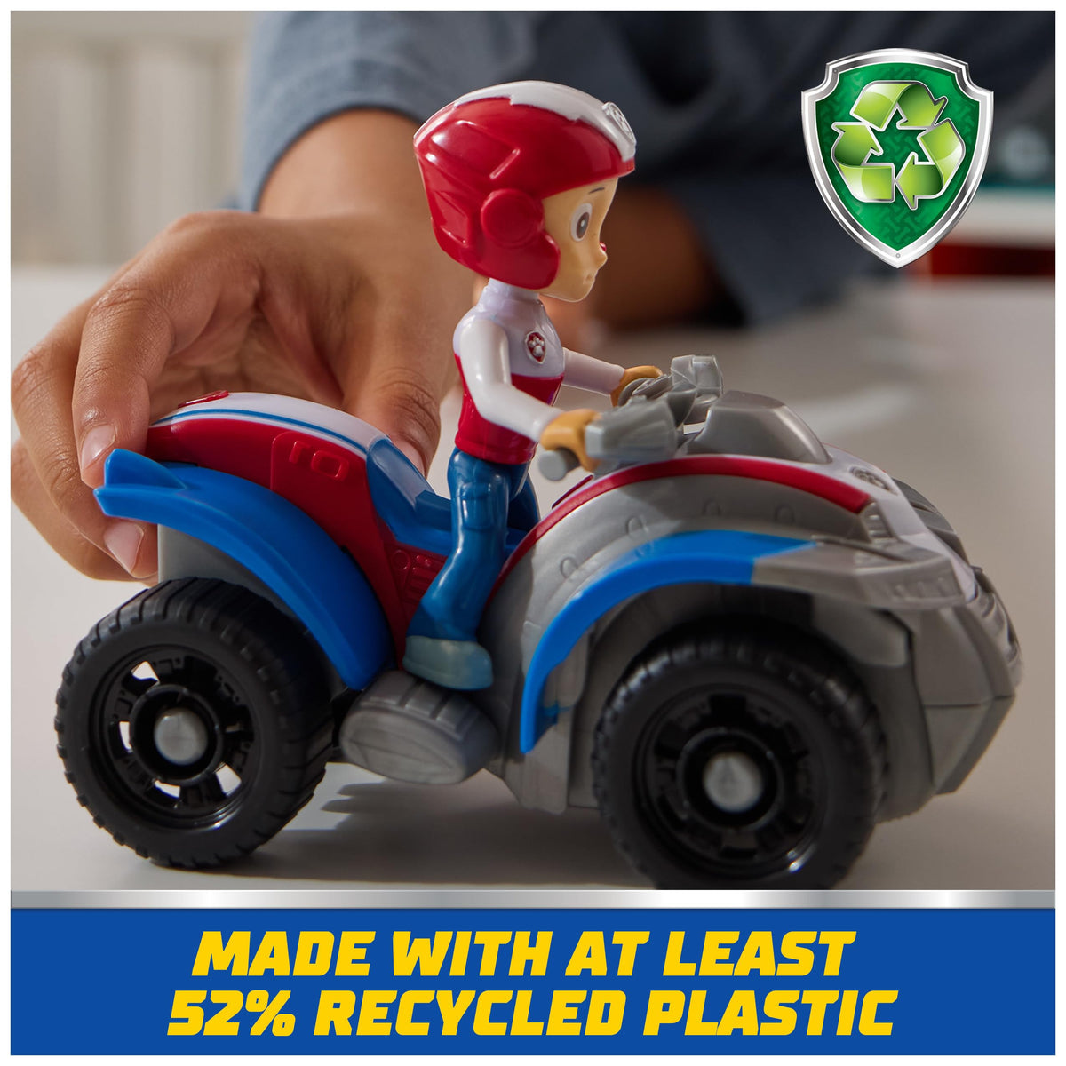 PAW Patrol ATV features working wheels for realistic action.