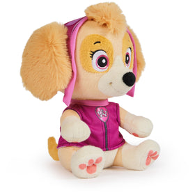 PAW Patrol Bedtime Skye plush with soft fur for cozy bedtime comfort.