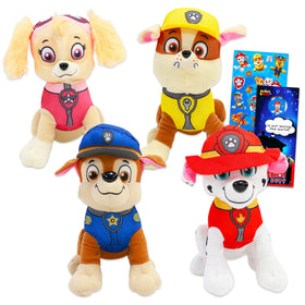 Paw Patrol Chase plush toy for kids, ideal as a cuddle buddy and party favor.