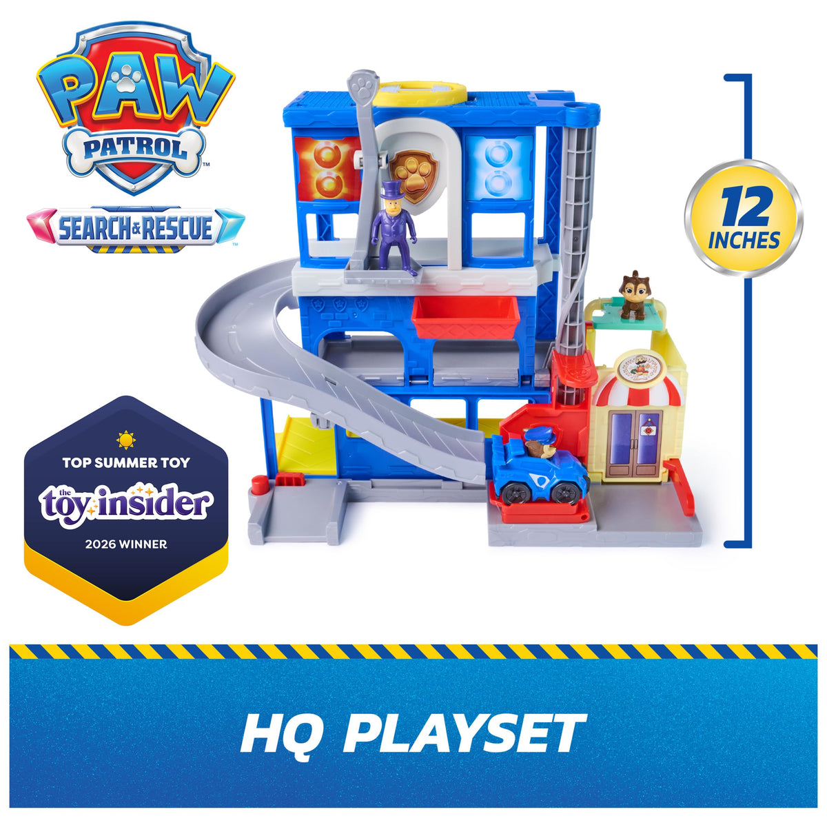 PAW Patrol Chase Pup Squad Racer ready for high-speed rescue missions.