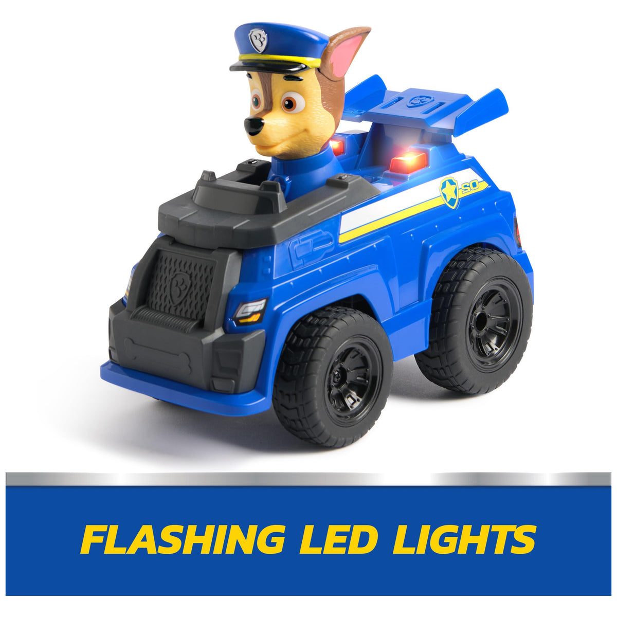 Paw Patrol Chase RC Action Cruiser remote control with easy steering for little hands.