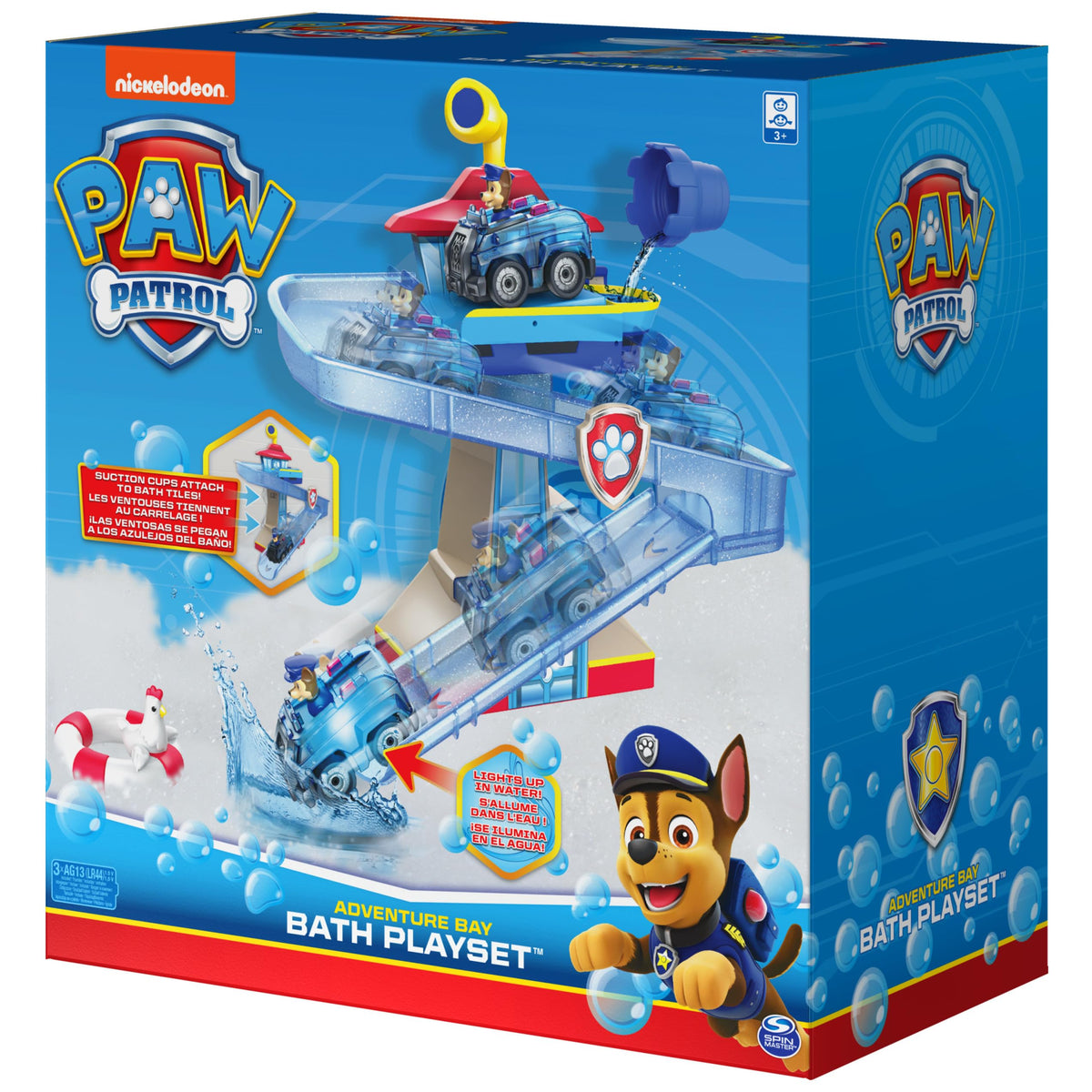 Paw Patrol Chase vehicle races down the track to Chickaletta