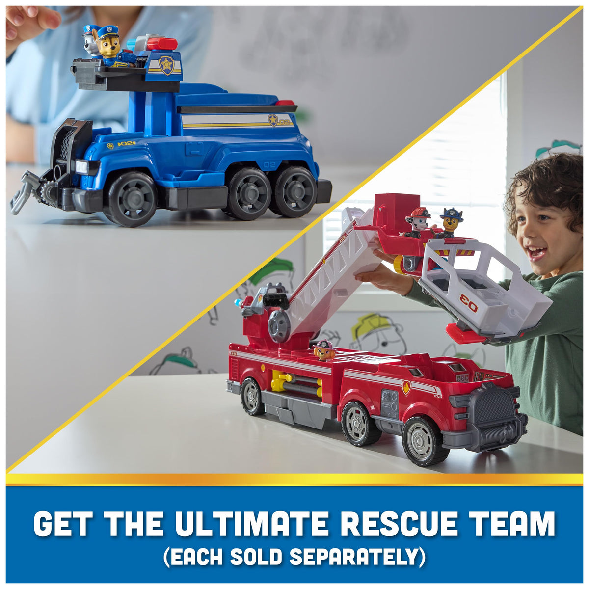 PAW Patrol Claw Arm grasps objects to enhance fine-motor play