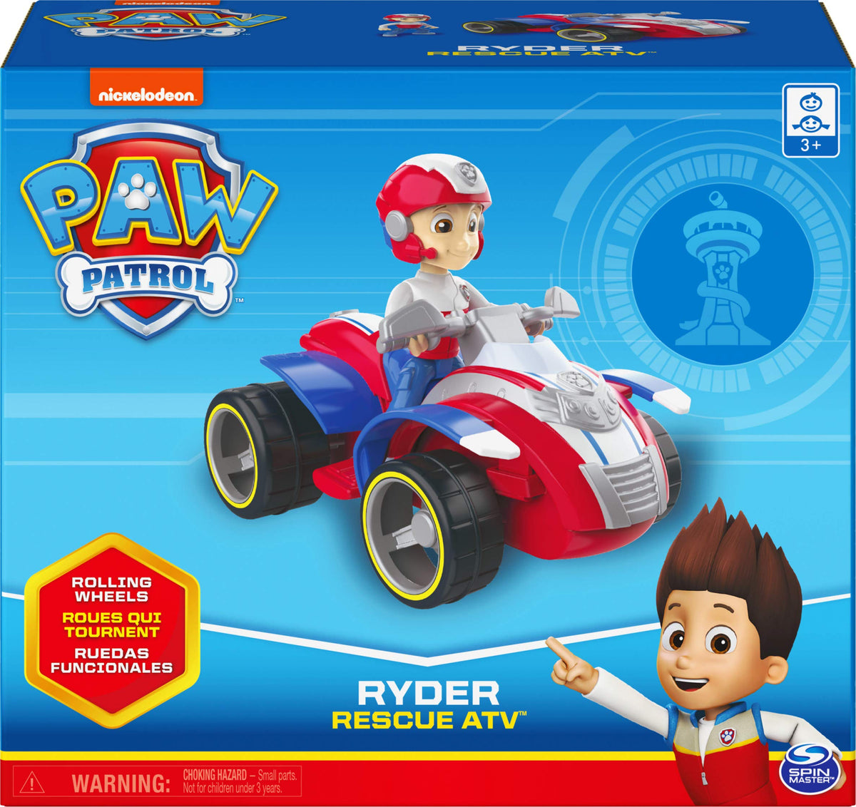 PAW Patrol collectible Ryder figure included for authentic role-play adventures.