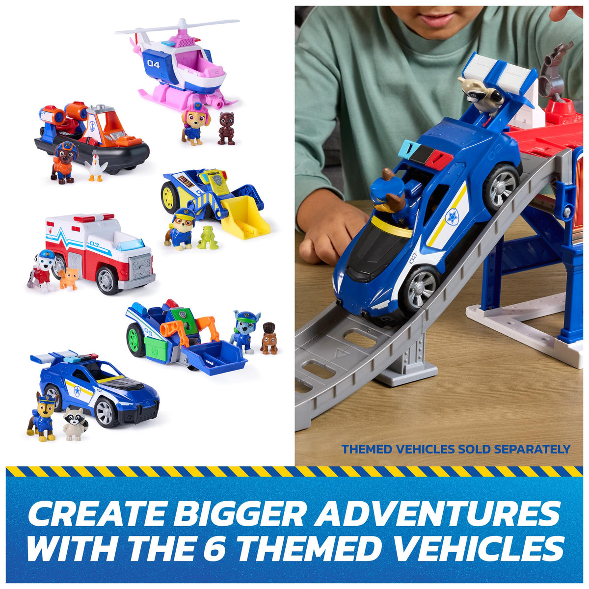 PAW Patrol compatibility with other vehicles expands storytelling options.
