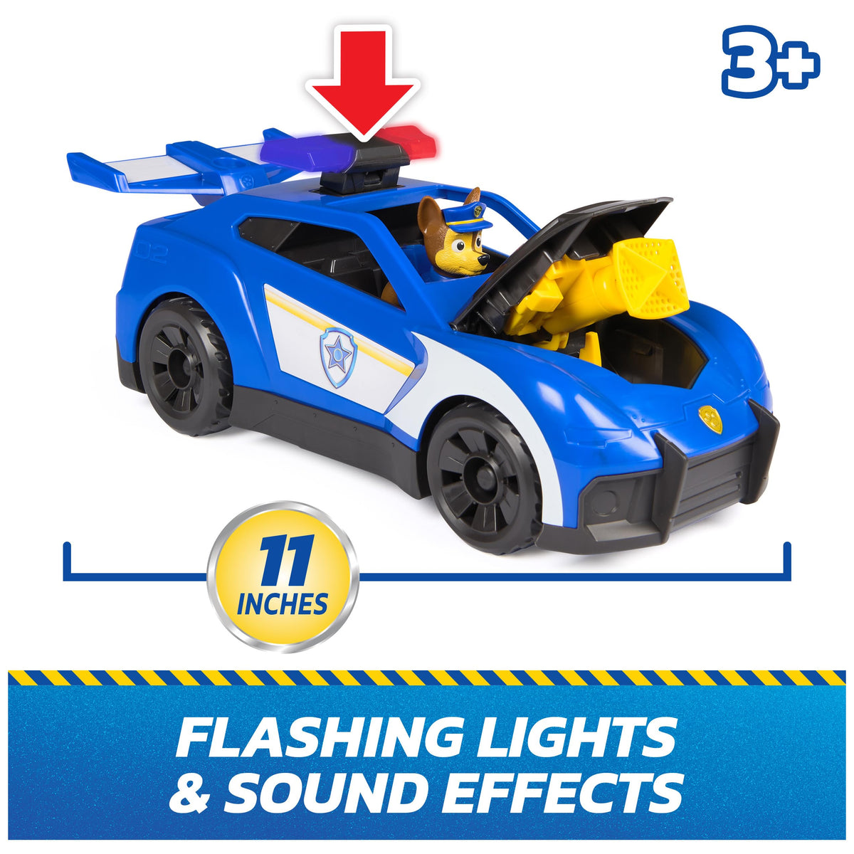 Removable drone spoiler provides aerial scouting for higher rescue perspectives.