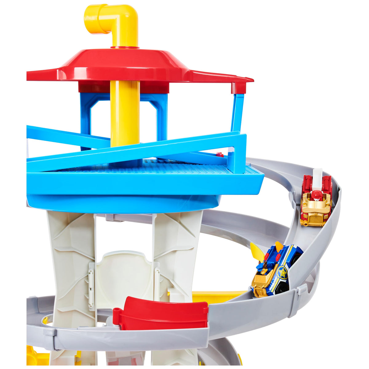 PAW Patrol diverter guides vehicles down the dramatic drop ramp