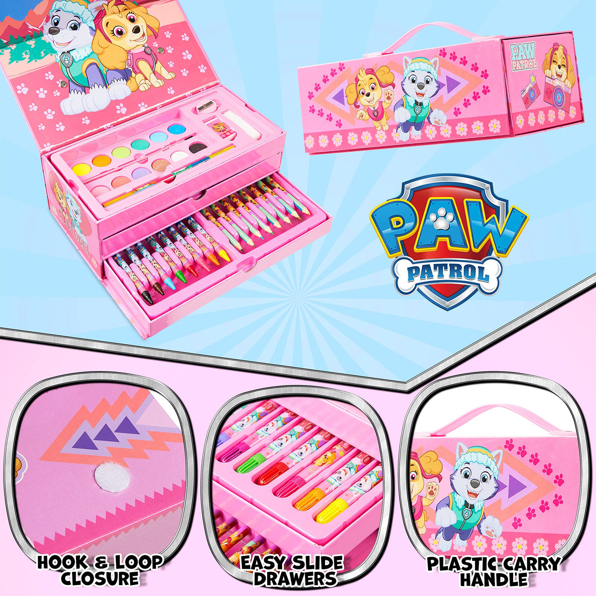 Paw Patrol HB pencils ideal for sketching and shading.