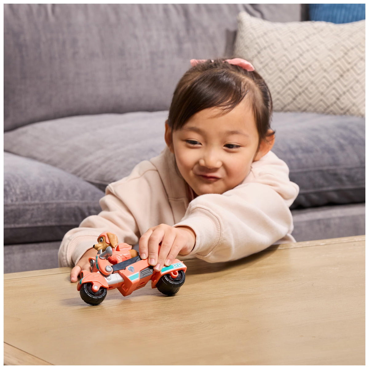 Paw Patrol imaginative play supports storytelling and fine motor exploration.