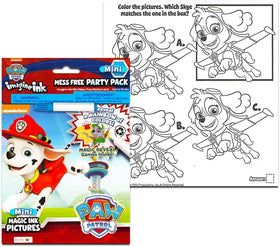Paw Patrol Imagine Ink mini marker highlights rainbow colors without stains