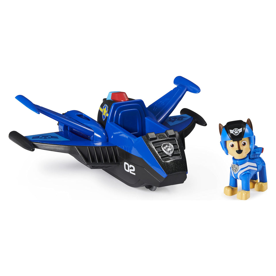 PAW Patrol Jet to the Rescue Chase deluxe vehicle transforming mode for action play