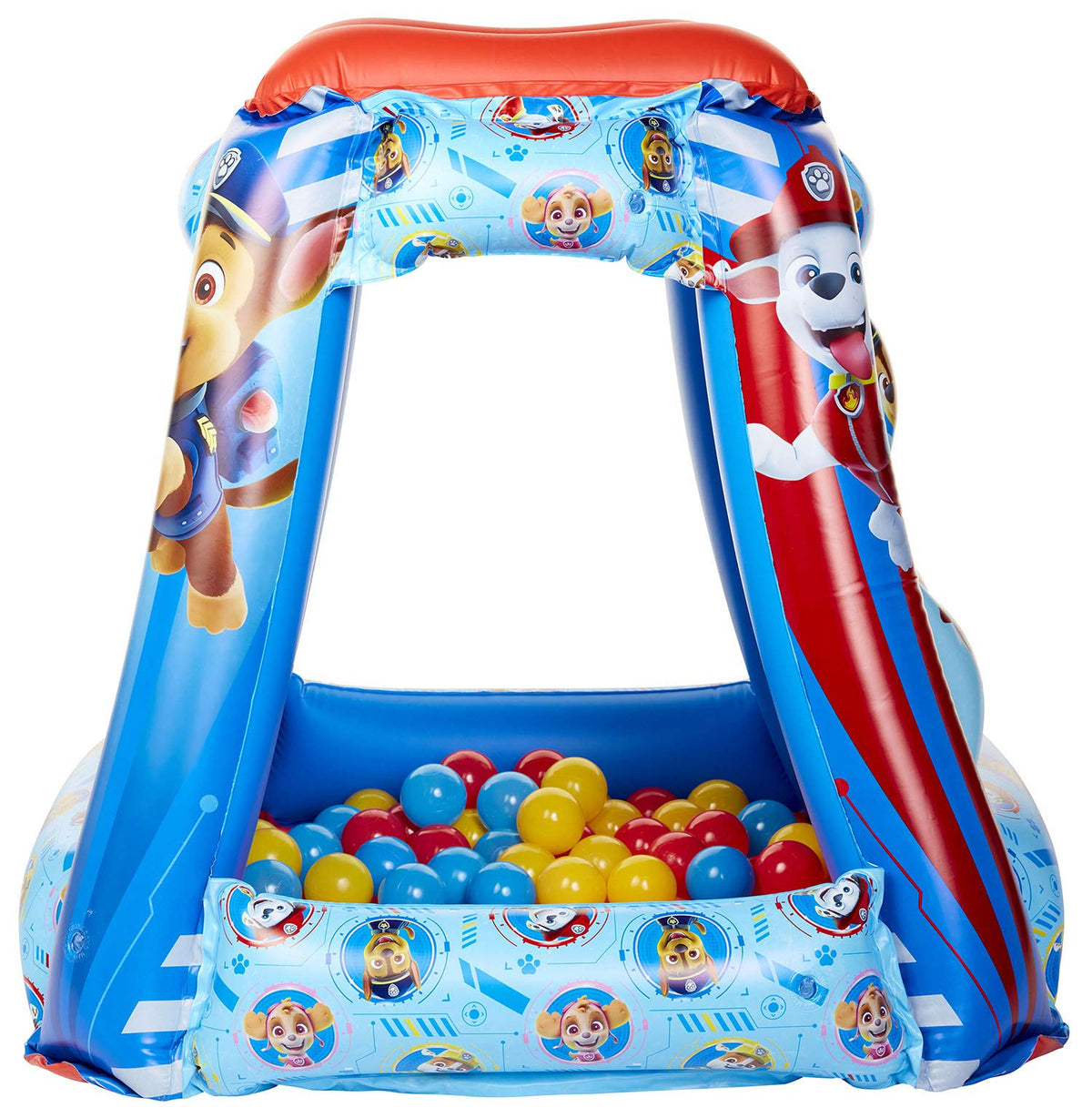 Paw Patrol interactive side holes support ball placement practice