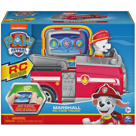 Marshall RC Fire Truck ladder movement for authentic rescue play.
