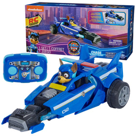 PAW Patrol Mighty Movie RC Car Chase front view for authentic pretend play